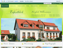 Tablet Screenshot of hotel-erfurtblick.de